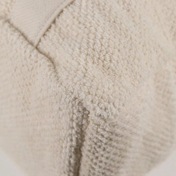 CHANEL COCO Mark Boston Bag Pile White Silver CC Auth BA1544AM - Picture 5 of 16